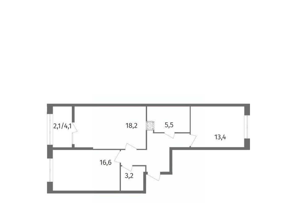 квартира г Калининград р-н Центральный ул Маршала Борзова 109 фото 1