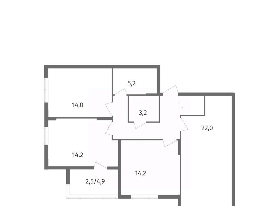 квартира г Калининград р-н Центральный ул Маршала Борзова 109 фото 1