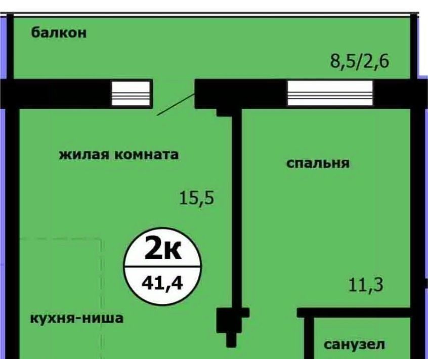 квартира г Красноярск р-н Ленинский Завода СК, ул. Вишневая, Садоводческое товарищество Химик фото 1