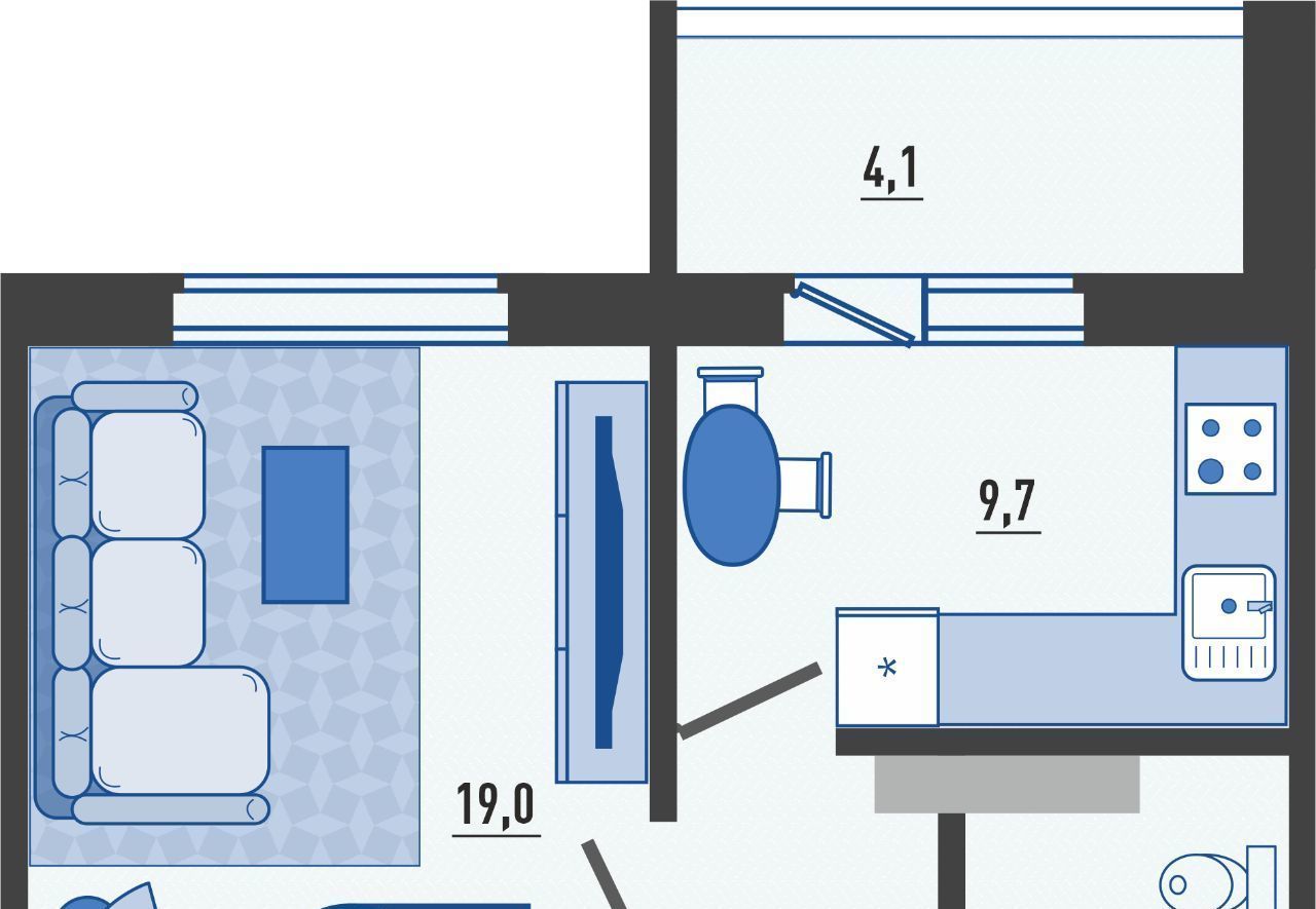 квартира г Орел ул Зареченская 10к/2 фото 1