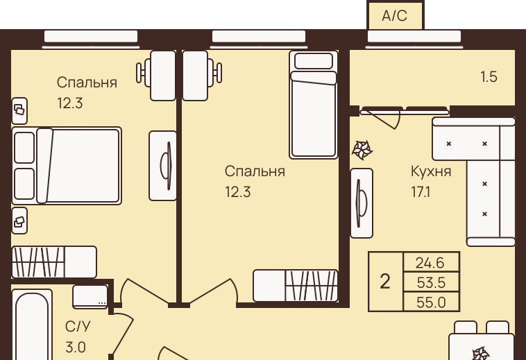 квартира р-н Всеволожский д Новое Девяткино ул Арсенальная 11 Девяткино фото 1