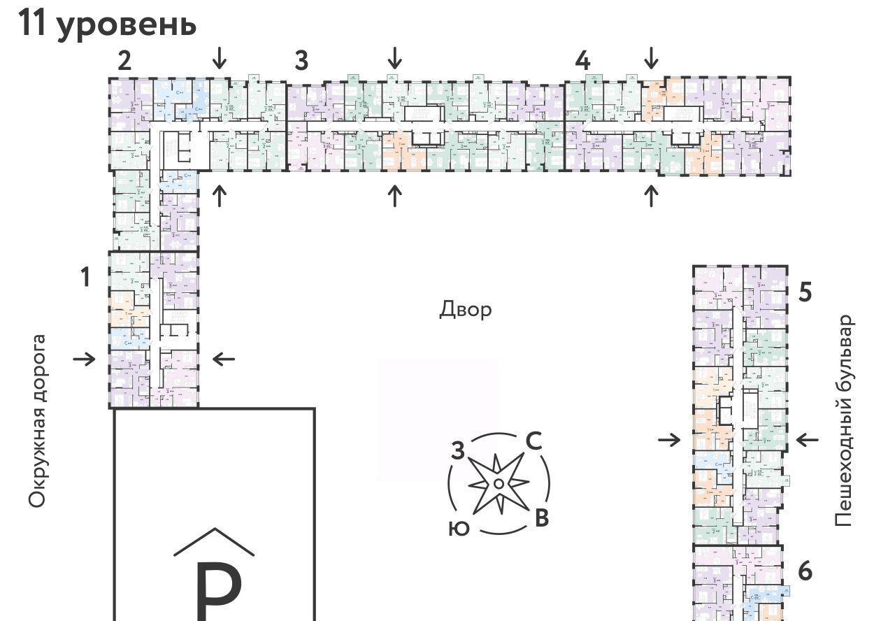 квартира г Тюмень р-н Калининский ЖК «Юнион» фото 2