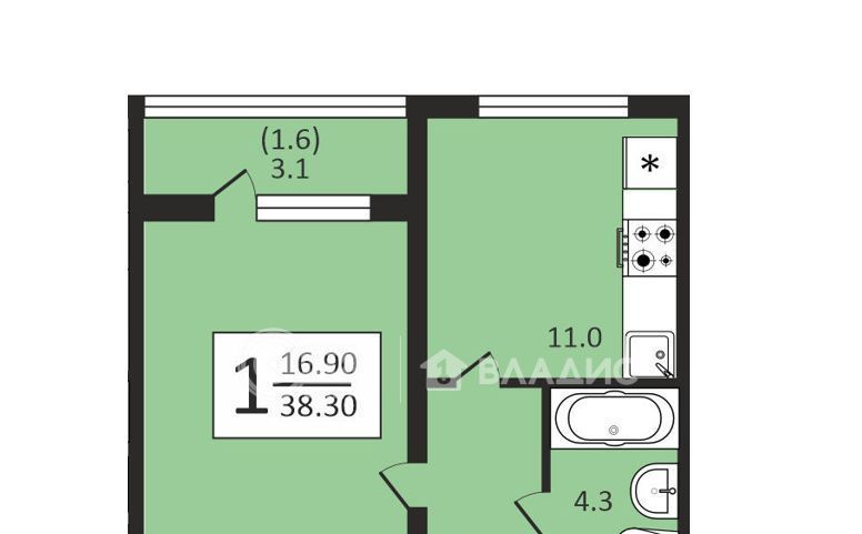 квартира г Воронеж р-н Центральный ул Загоровского 2/1 фото 2