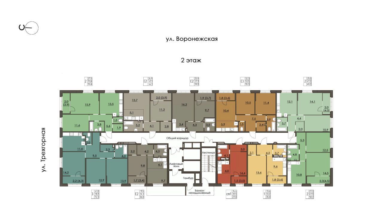 квартира г Хабаровск р-н Краснофлотский ул Воронежская 161 фото 6