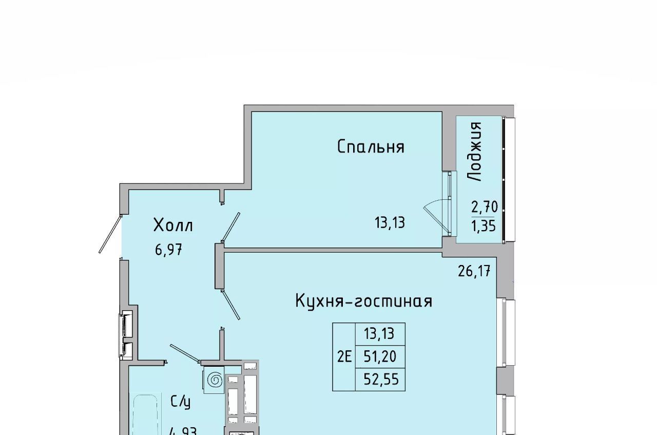квартира г Батайск ул Ушинского 27ак/3 фото 1