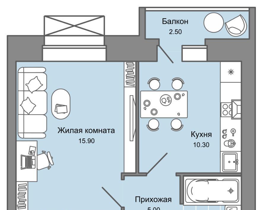 квартира г Пермь р-н Дзержинский ул Дзержинского 31 фото 1