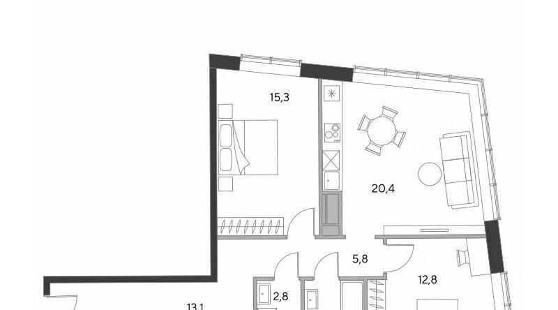 квартира г Москва метро Чкаловская ул Земляной Вал 37 фото 1