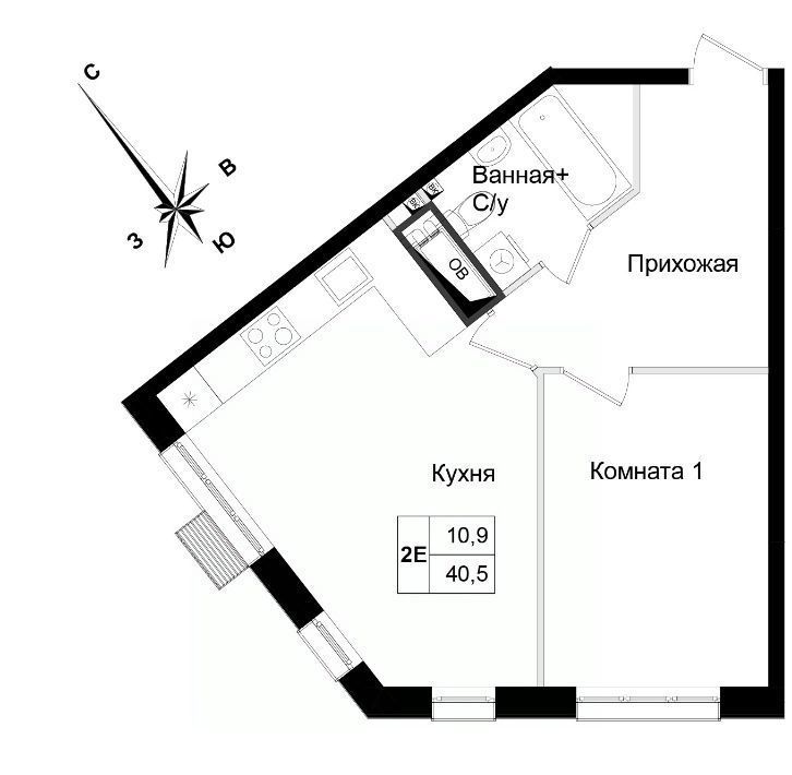 квартира г Химки ЖК «Две Столицы» Молжаниново фото 2