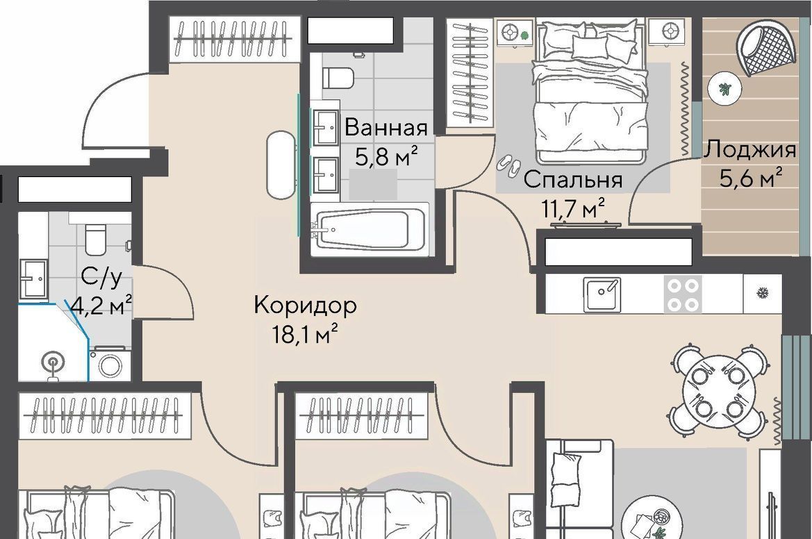 квартира г Екатеринбург ул Татищева 20 Площадь 1905 года фото 2