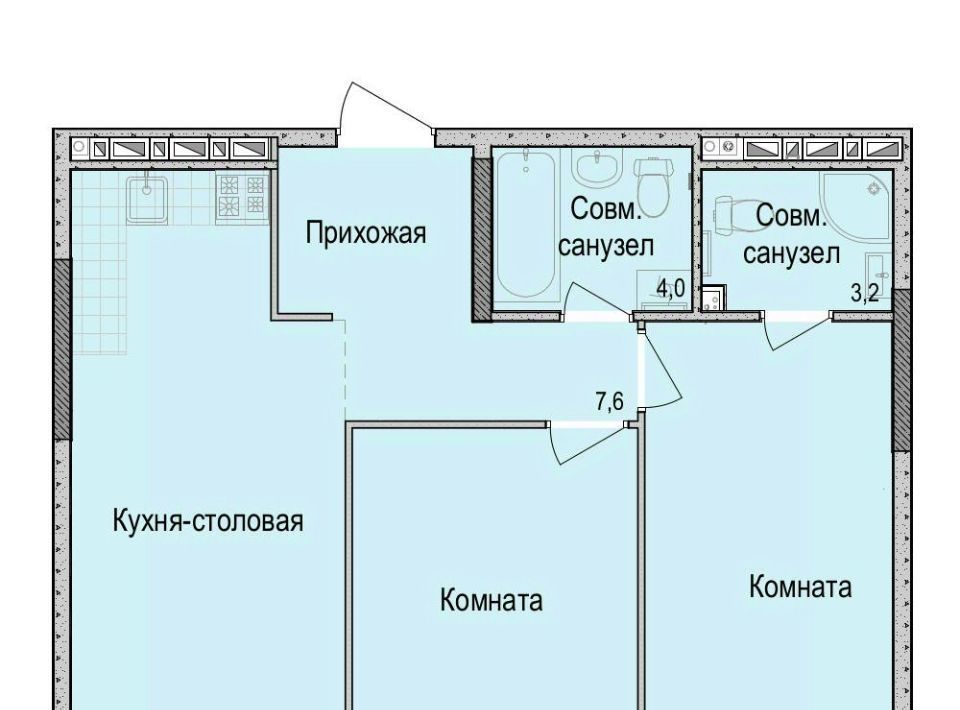 квартира г Ижевск р-н Первомайский ул Красная 118к/1 фото 1