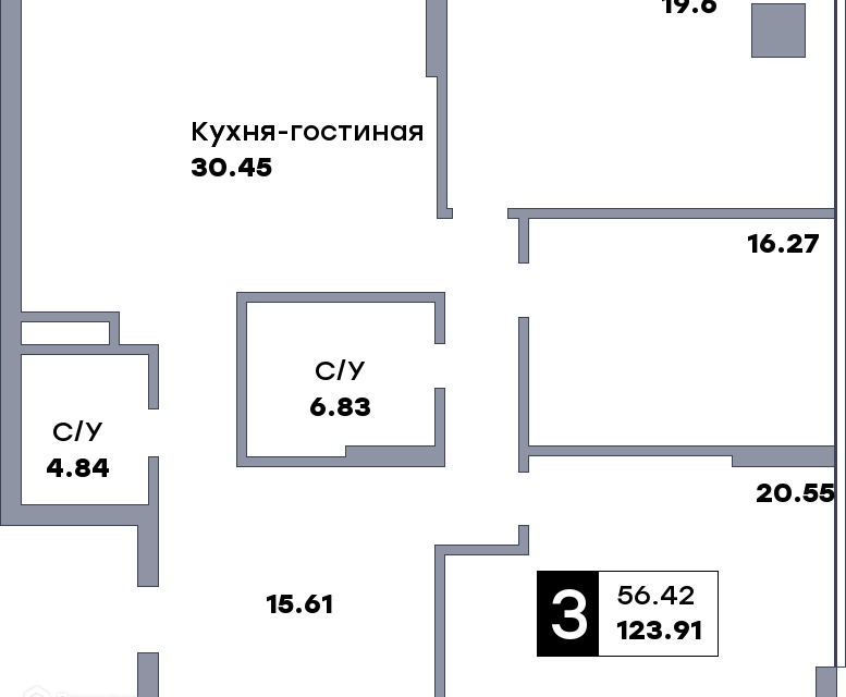 квартира г Самара ул Мичурина 1 городской округ Самара фото 1