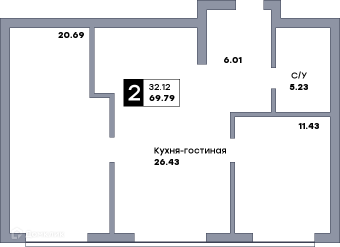 квартира г Самара ул Мичурина 1 городской округ Самара фото 1