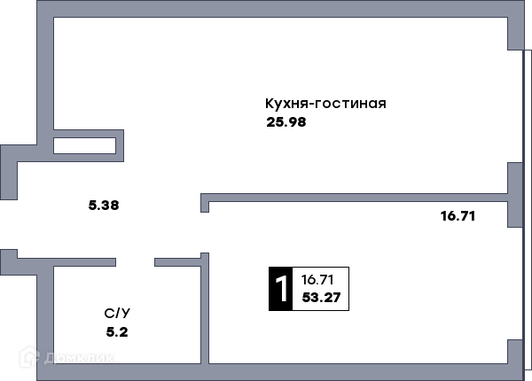 квартира г Самара ул Мичурина 1 городской округ Самара фото 1