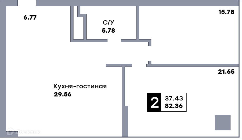 квартира г Самара ул Мичурина 1 городской округ Самара фото 1