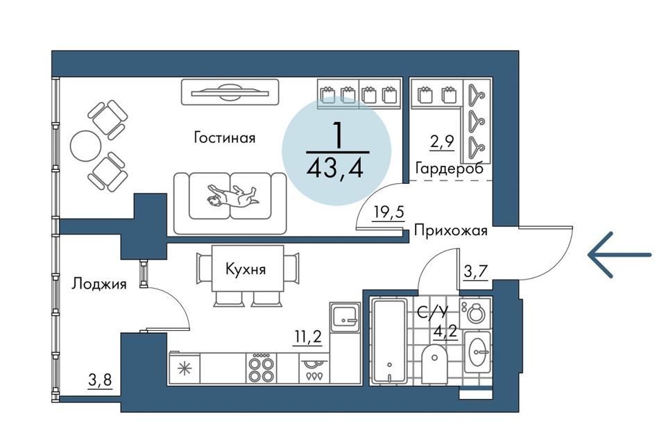 квартира г Красноярск ул Складская городской округ Красноярск фото 1