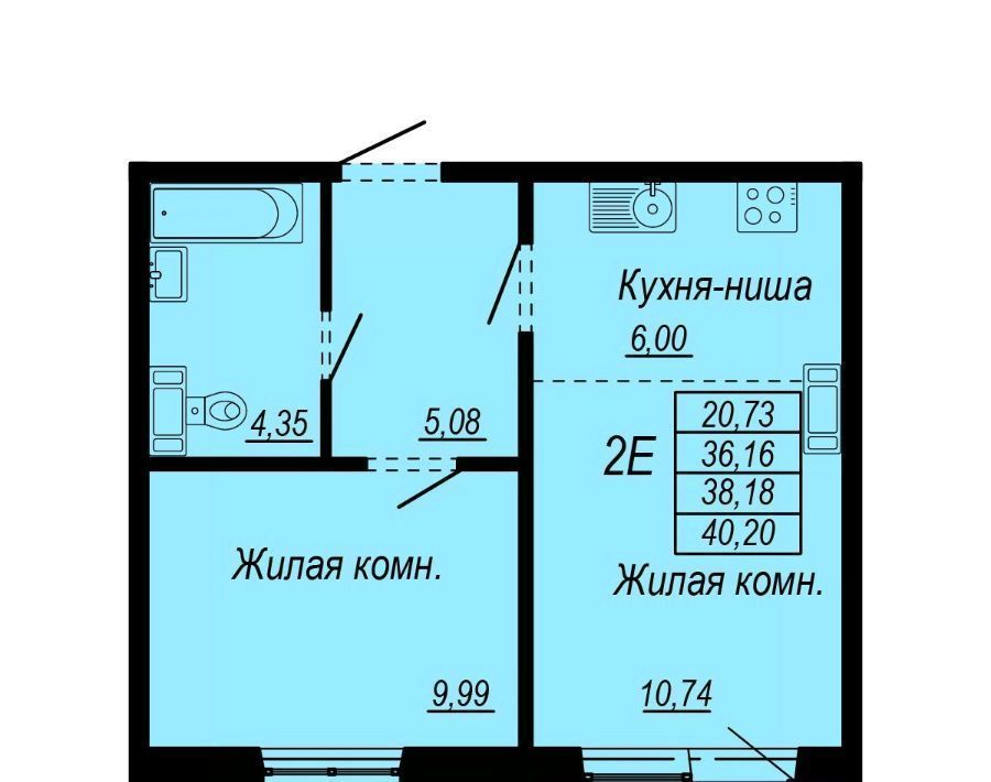 квартира г Хабаровск р-н Железнодорожный микрорайон «Берёзки» фото 1