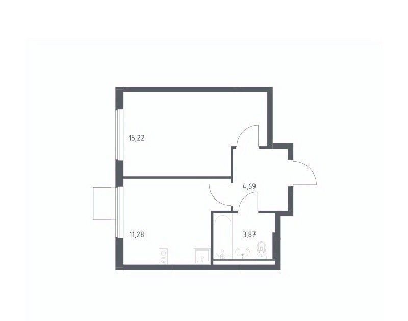 квартира г Видное ЖК Горки Парк Зябликово фото 1
