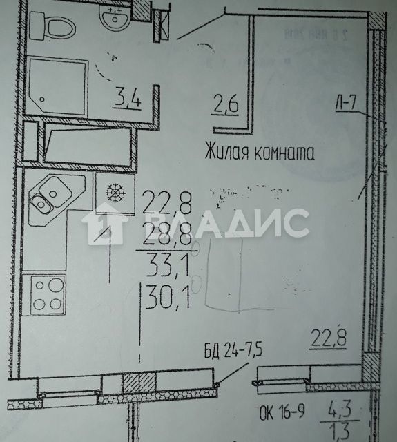 квартира г Пенза ул Ладожская 110 городской округ Пенза фото 6