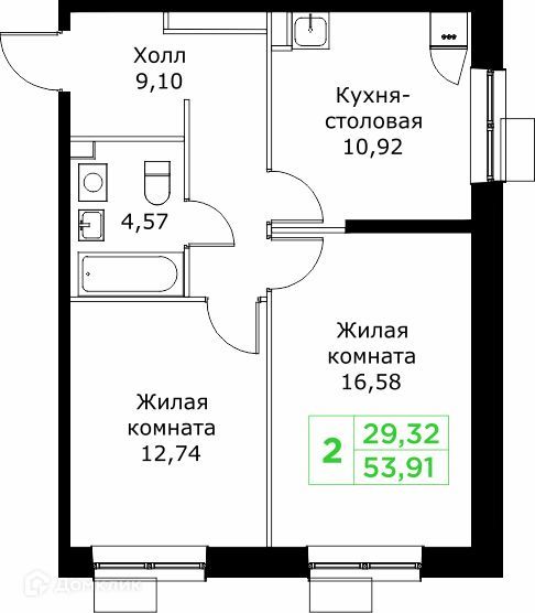 квартира г Мытищи микрорайон имени Г. Т. Шитикова, городской округ Мытищи фото 1