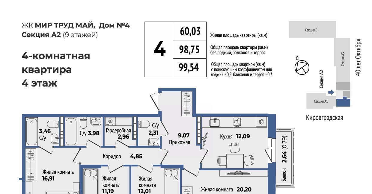 квартира г Екатеринбург Уралмаш ЖК «Мир Труд Май» Проспект Космонавтов, жилрайон фото 1