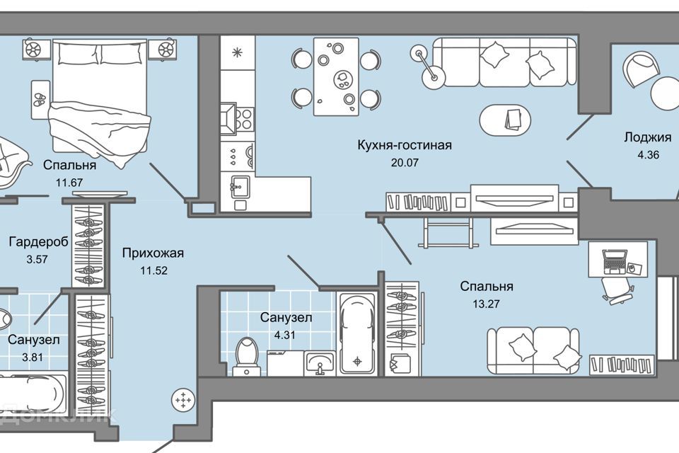 квартира г Ульяновск ул Еремецкого 36 городской округ Ульяновск фото 1