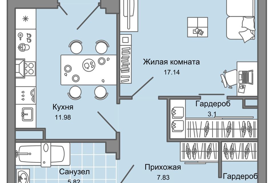 квартира г Ульяновск ул Еремецкого 36 городской округ Ульяновск фото 1