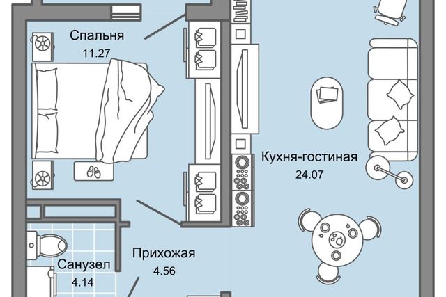 квартира дом 16 городской округ Ульяновск фото