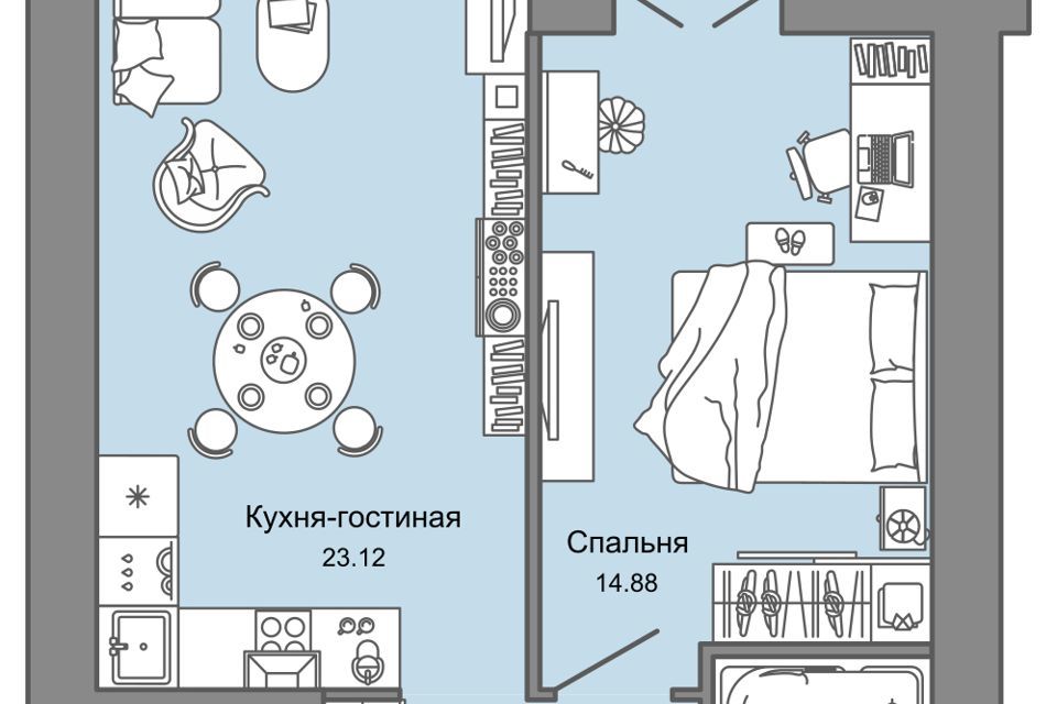 квартира г Киров ул 4-й Пятилетки муниципальное образование Киров фото 1