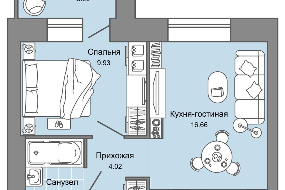 квартира г Киров ул 4-й Пятилетки муниципальное образование Киров фото 1